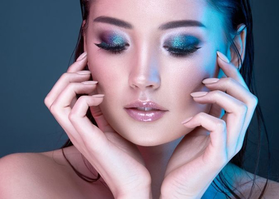 Make-up-Pinselkonzept