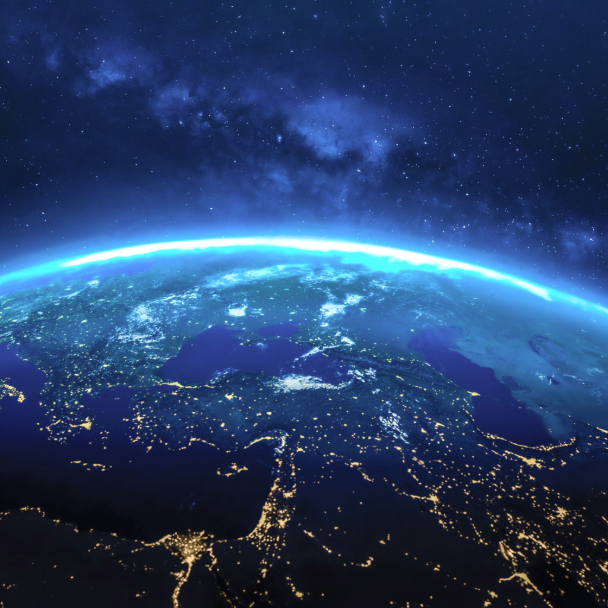 Global Vision Graphic of Earth