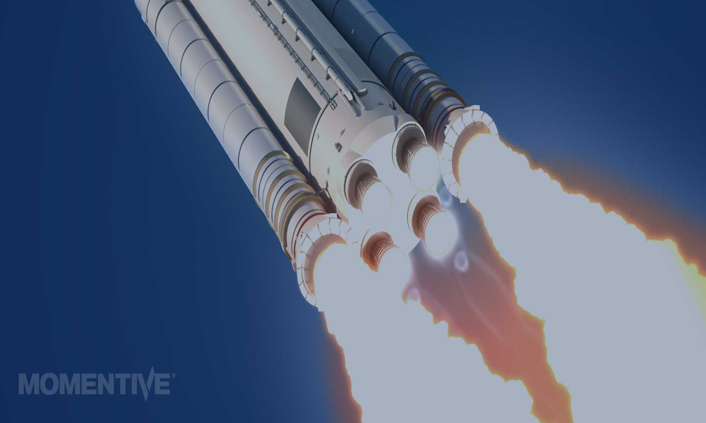 Rocket utilizing Momentive's Thermal Coatings RTV's