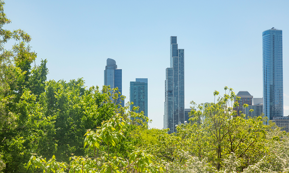 NEMA Chicago’s 76-story façade uses an elastomeric wall coating for durable weather protection while supporting the building’s sustainability goals 