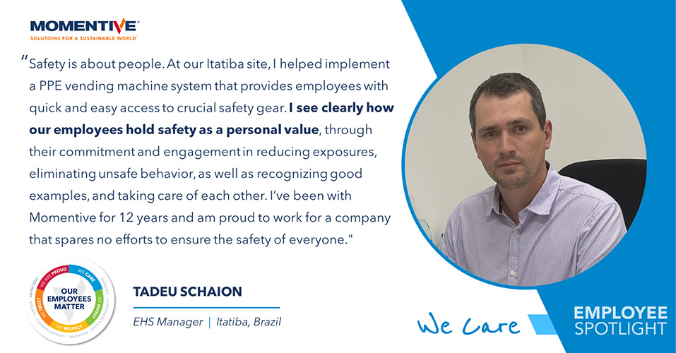 Tadeu Scheion EHS Leader Itatiba, Brazil