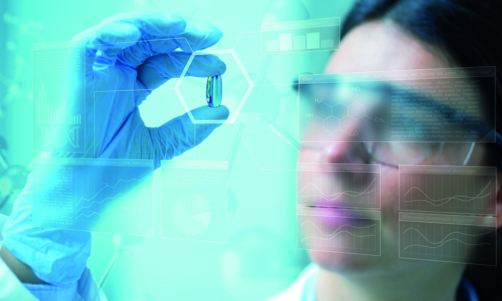 Woman examing supplement capsul Excipients and Processing Aids Can Streamline Your Finished Dosage Formulations