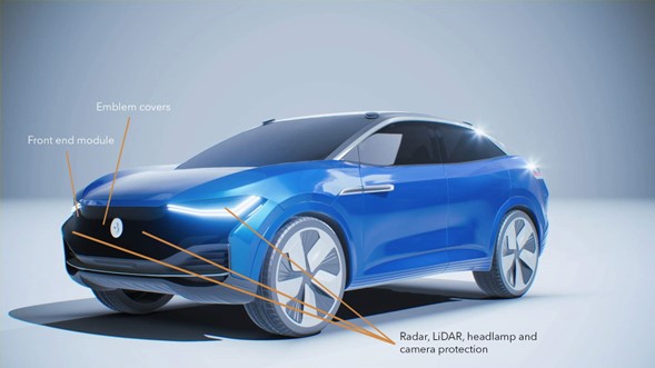 Momentive Performance Materials 前端模块、车标盖、雷达、激光雷达 (LiDAR)、前大灯和摄像头保护装置